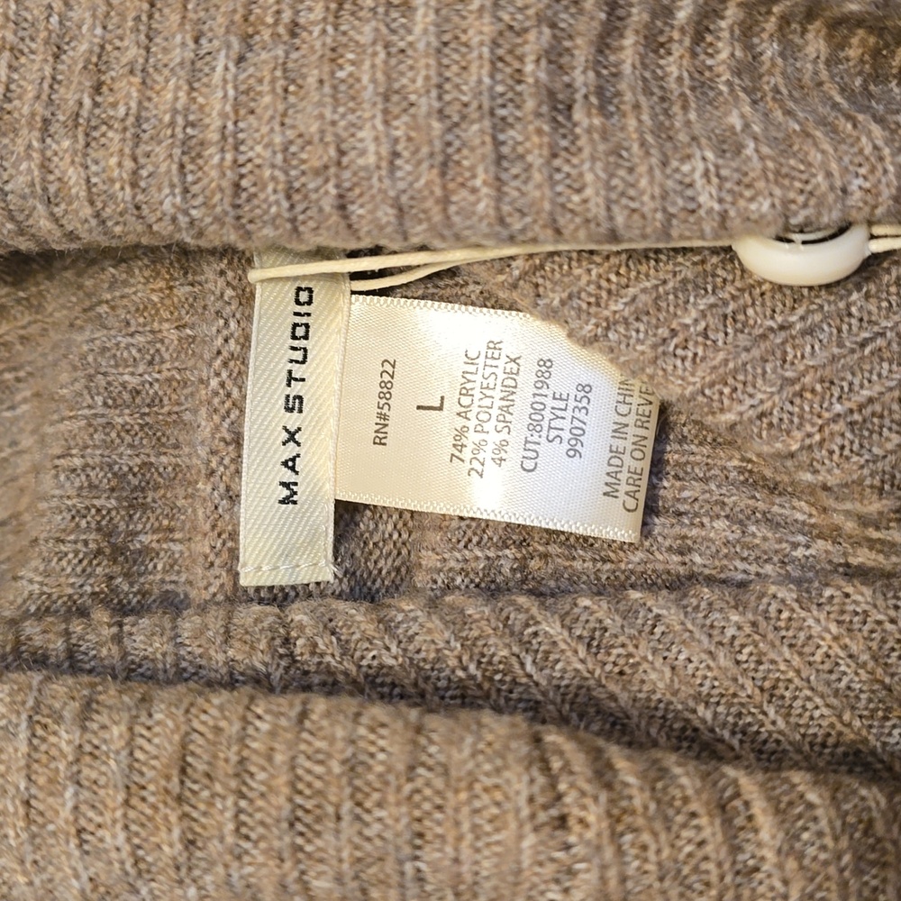 Max Studio Cowl Neck Sweater Dress - Picture 2 of 3